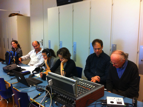 Recording session in Germany Recording session in Germany